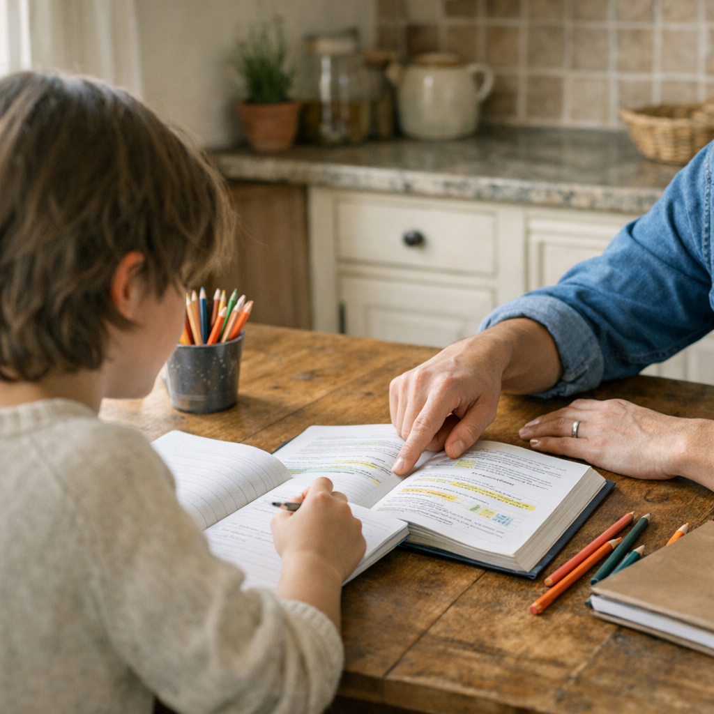 Aider un enfant à apprendre ses leçons : 5 gestes concrets