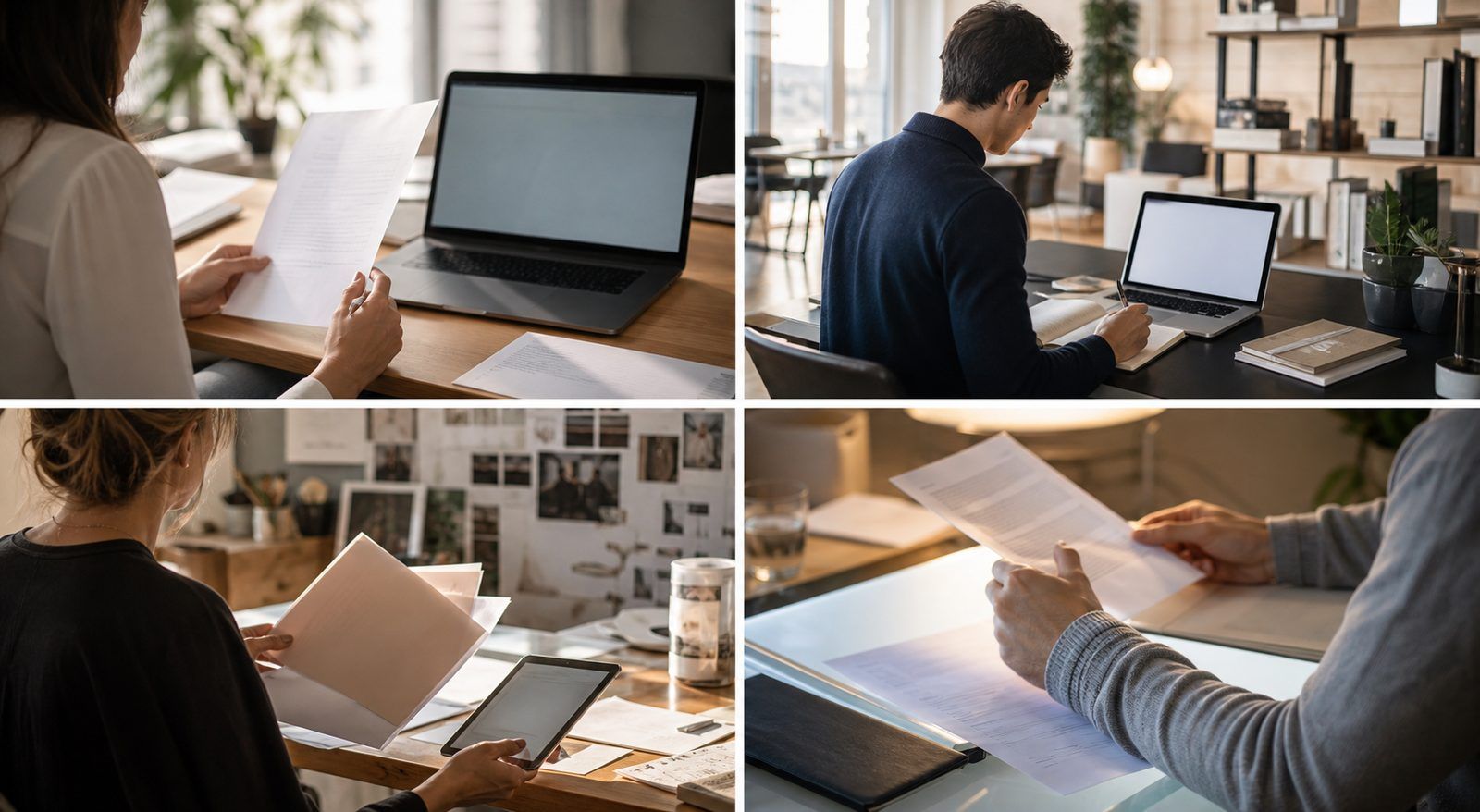 Exemples selon votre situation : emploi, alternance, stage et reconversion